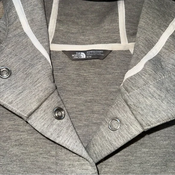 The North Face Women’s Neo Thermal Snap Jacket Dk Heather Gray SZ M - Picture 5 of 13
